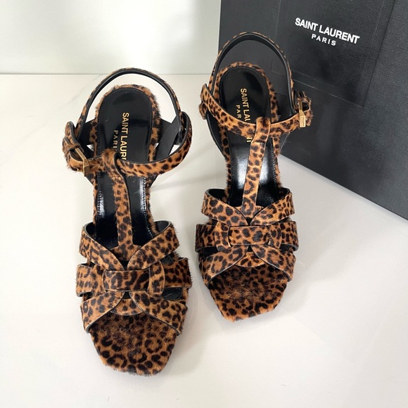 NEW IN BOX SAINT LAURENT TRIBUTE SANDALS - Picture 5 of 14